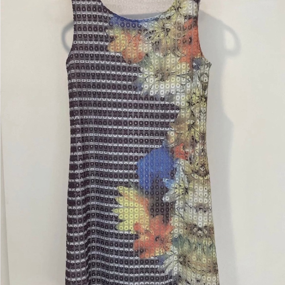 Sweet Miss Women Floral Summer Dress Sleeveless Size Small multi colored